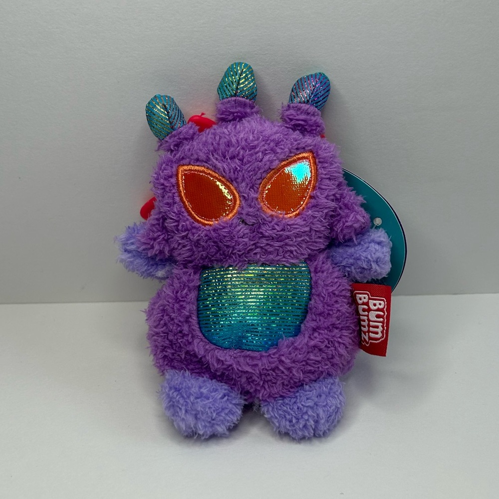 Major The Space Alien 3.5" Clip On Cosmic Bum Bumz Plush CosmicBumz BumBumz